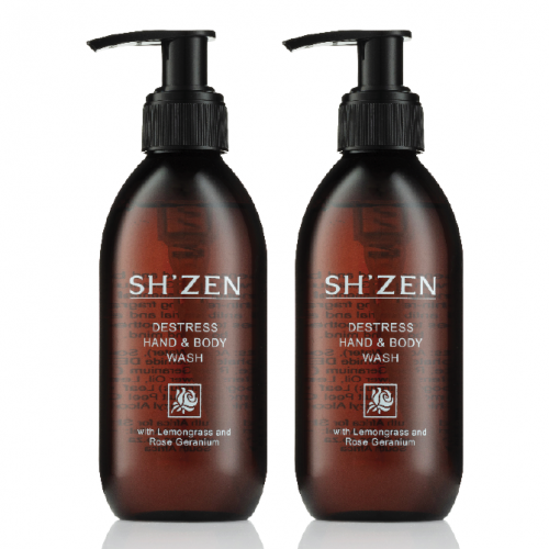 2 x Destress Hand & Body Wash 200ml